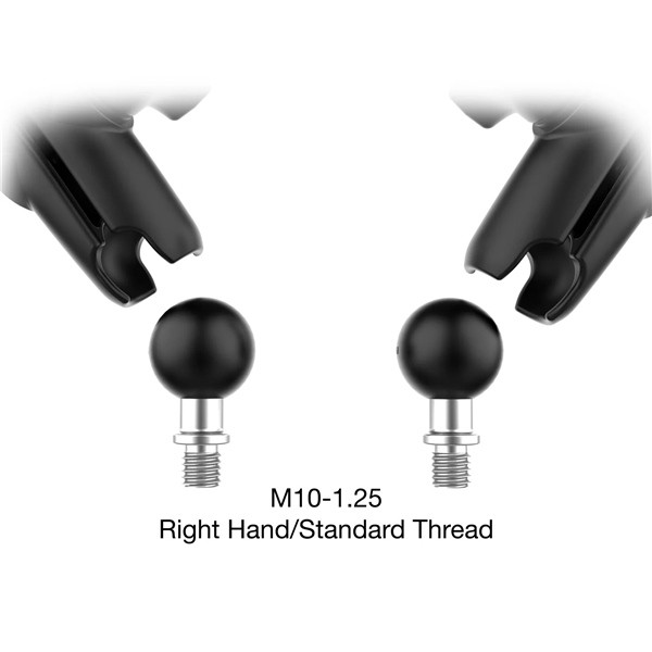 RAM MOUNT Mirror Tough-Mirror Kit - M10-1.25 Bases Medium - 180368