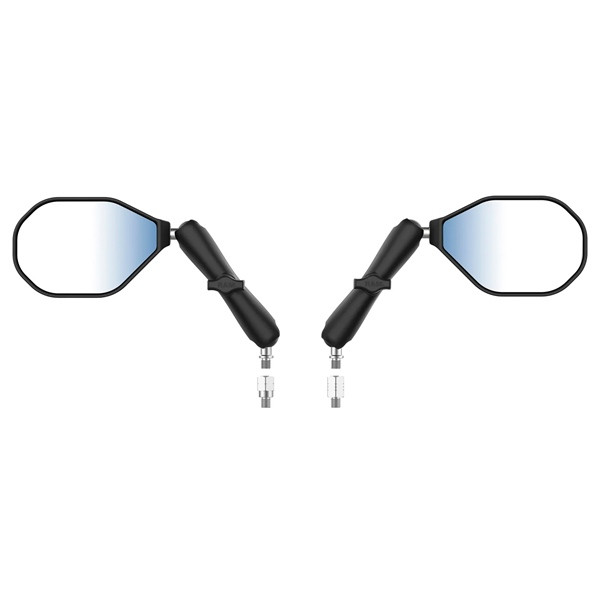 RAM MOUNT Mirror Tough-Mirror Kit - M10-1.25 Bases Long with Reverse adapter - 180378