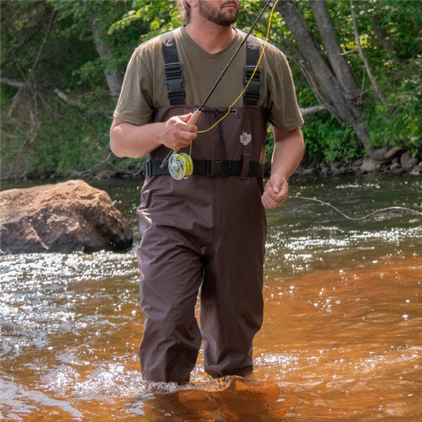 Green Trail StreamFeather Chest Wader - Traction Sole - 6 - 149131