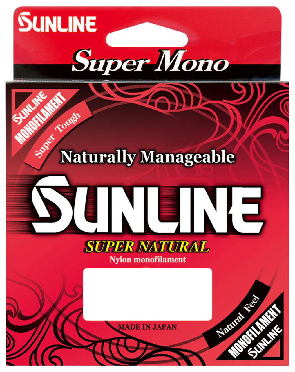 Sunline Super Natural Monofilament, 20lb, 330yd, Clear