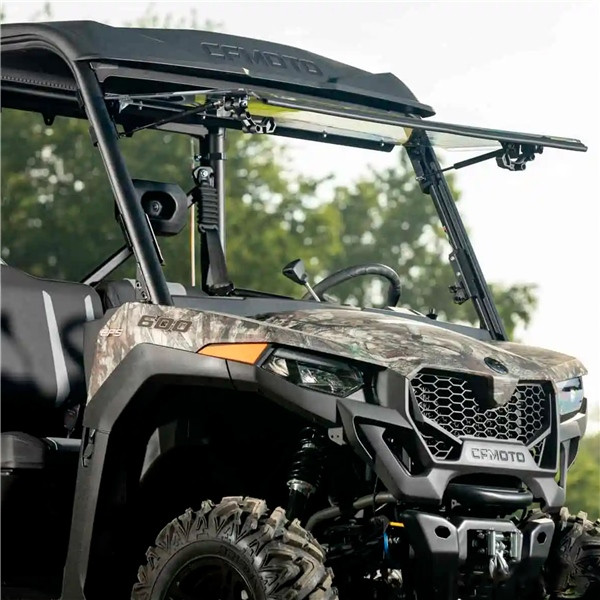 Super ATV Scratch Resistant Flip Windshield Fits CFMoto - 317610