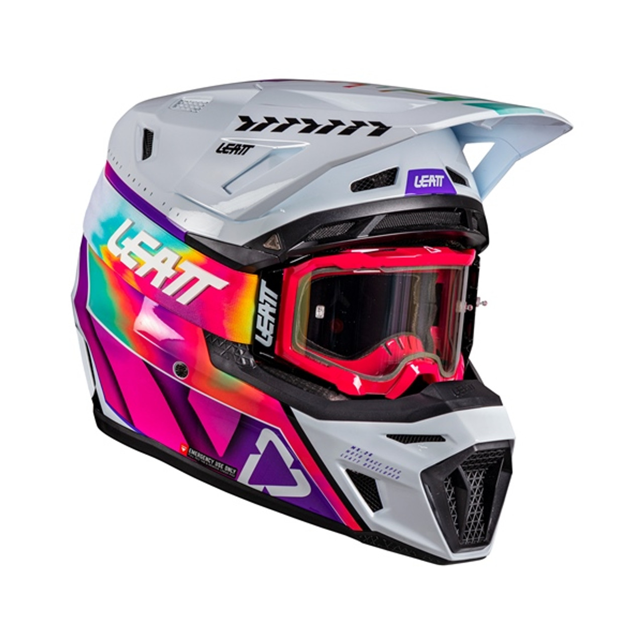 LEATT 8.5 Off-Road Helmet Kit V26 - Goggle Included - L - 483654