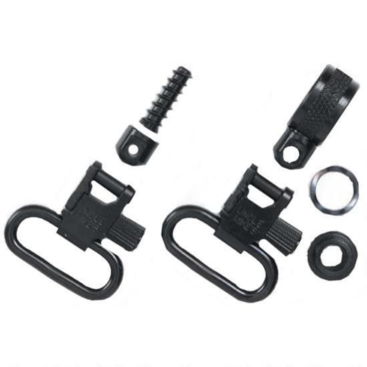 Uncle Mike's Quick Detach Browning BLR Sling Swivels 1" Steel Bl