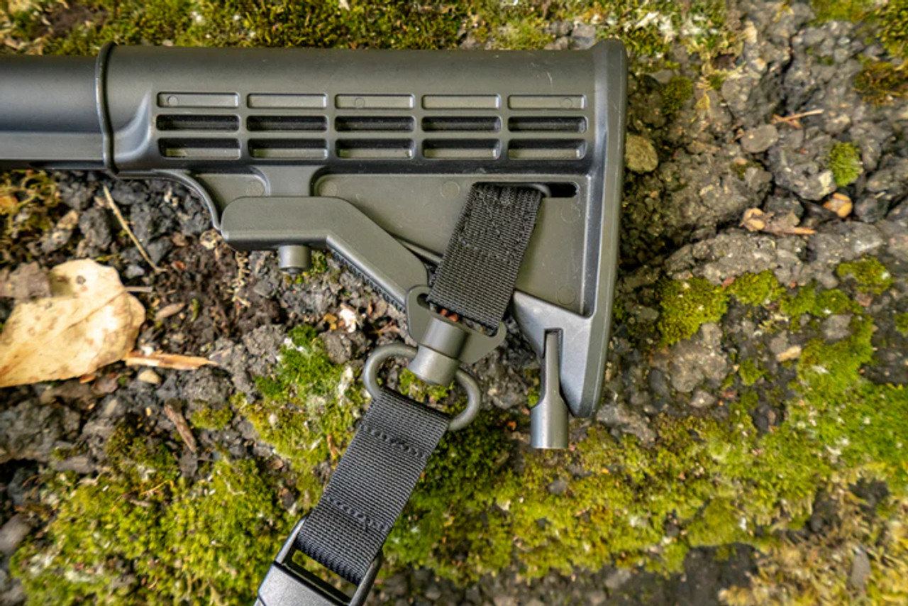 Grovtec Sling Tail Push Button Adapter, Black