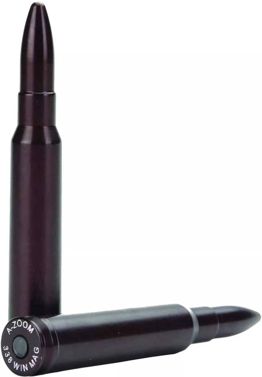 A-Zoom 338 Win Mag Snap Cap, Red, 2 Pack