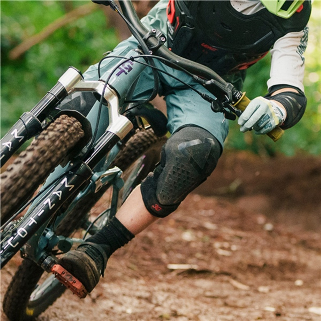 LEATT 3DF 5.0 Evo Ext Knee Guard - Junior Junior - 496343