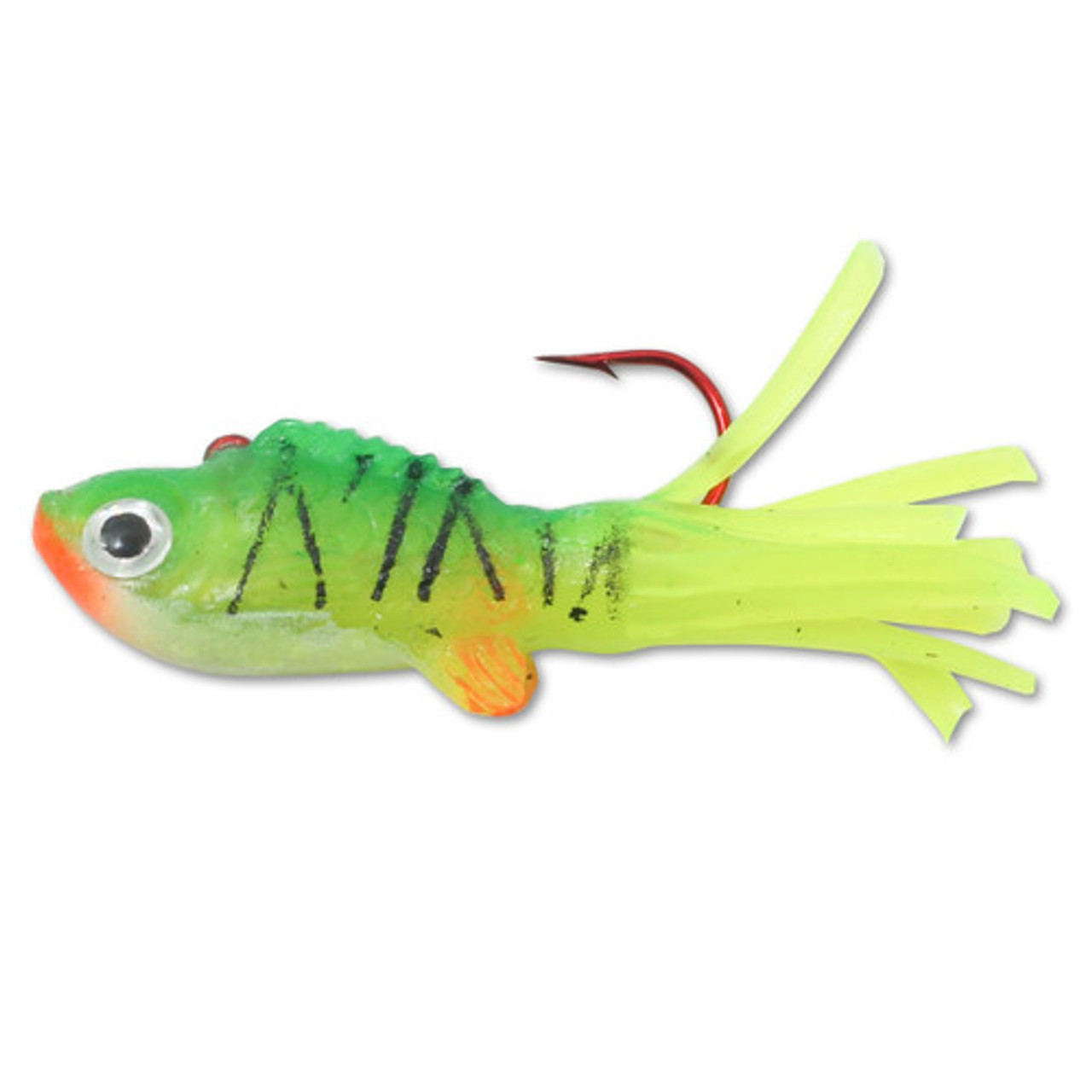 Northland Slurpies Small Fry Jig, 2", Super-Glo Sunfish, 4pk