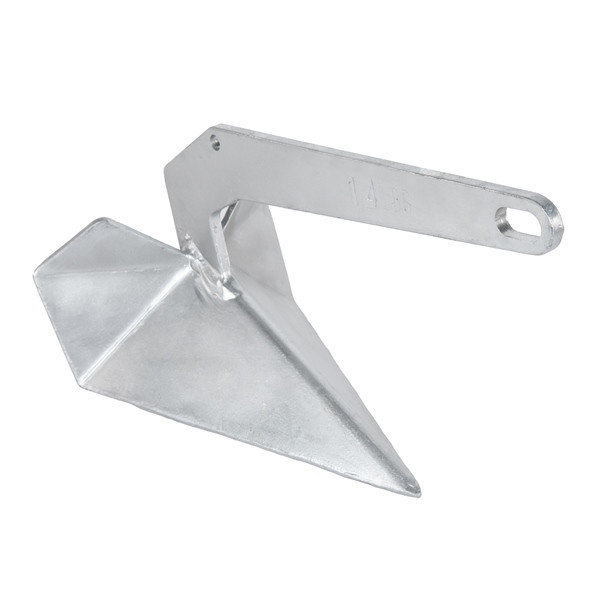 Kimpex Galvanized Steel Plow Anchor 14 lbs - 746153