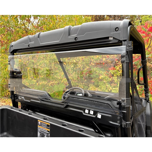 Direction 2 Rear Windshield - Scratch Resistant Fits Polaris - 174392