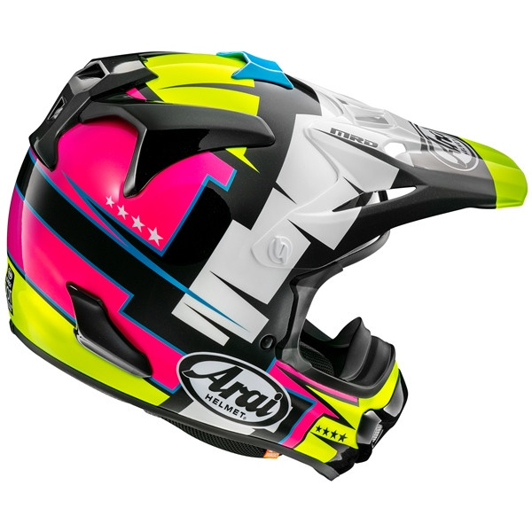 ARAI VX-Pro4 Off-Road Helmet Battle - Without Goggle - L - 850984