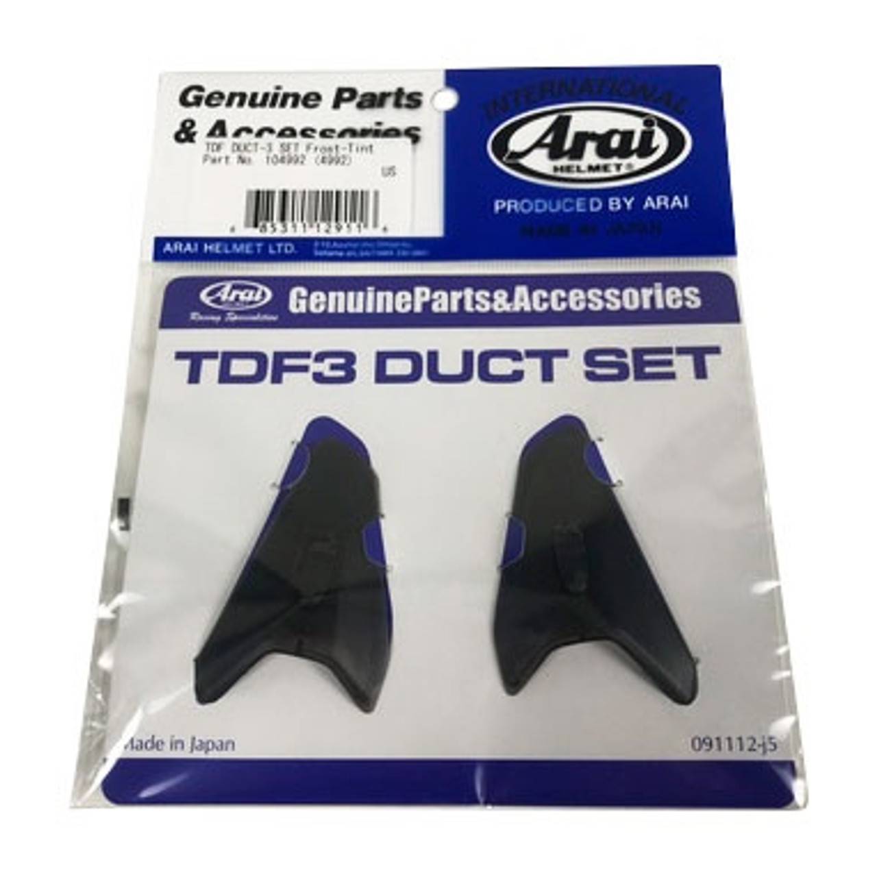 ARAI TDF DUCT-3 Kit - One Size Fits All - 830980