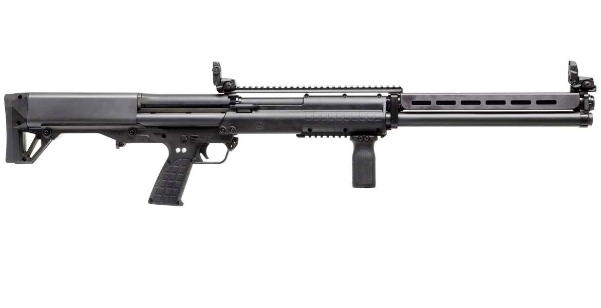 Keltec KSG25 SGP 12 Ga Pump Action Shotgun, 30.5" Barrel, Black