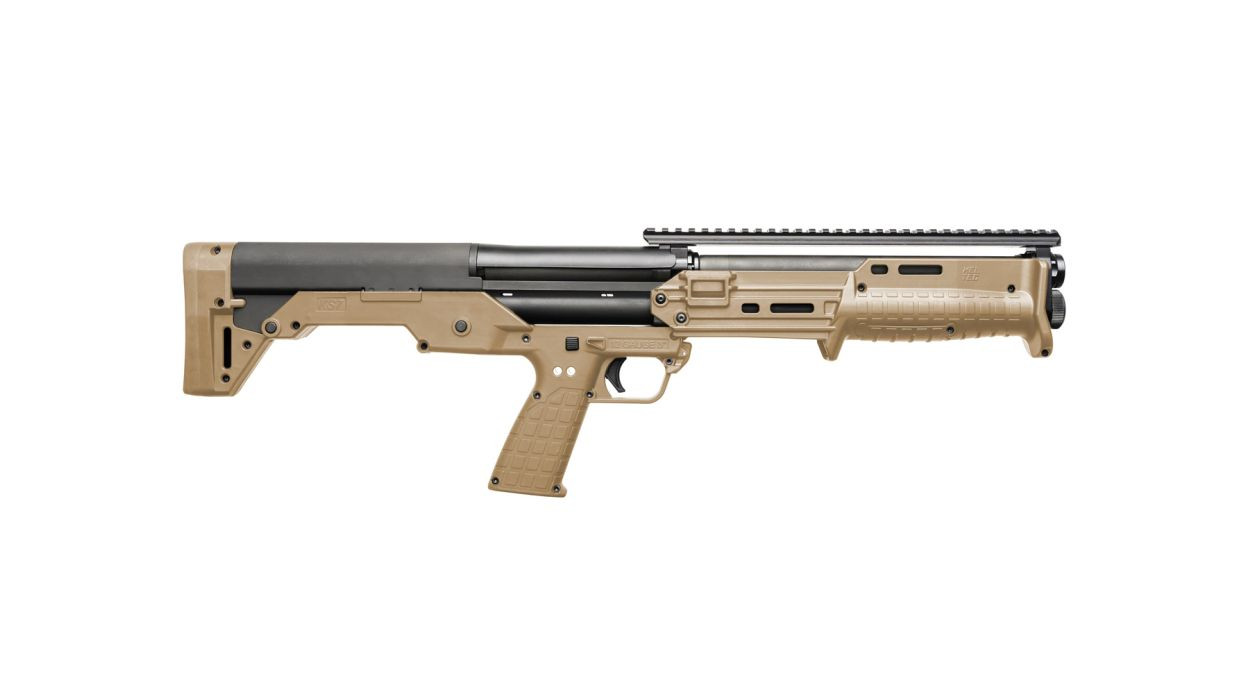 Keltec KS7 GEN2, 12 Ga Pump Action Shotgun, 18.5" Barrel, Tan