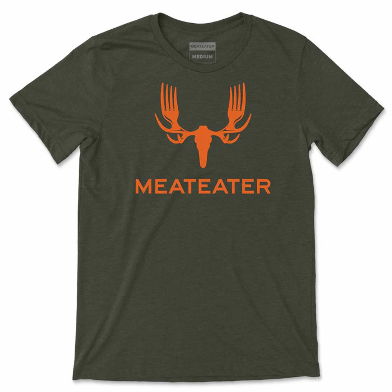 MeatEater Primary Logo T-Shirt, Military Green, Large