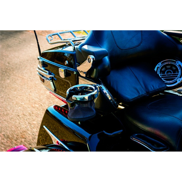 Kuryakyn Passenger Drink Holder with Basket - 837511