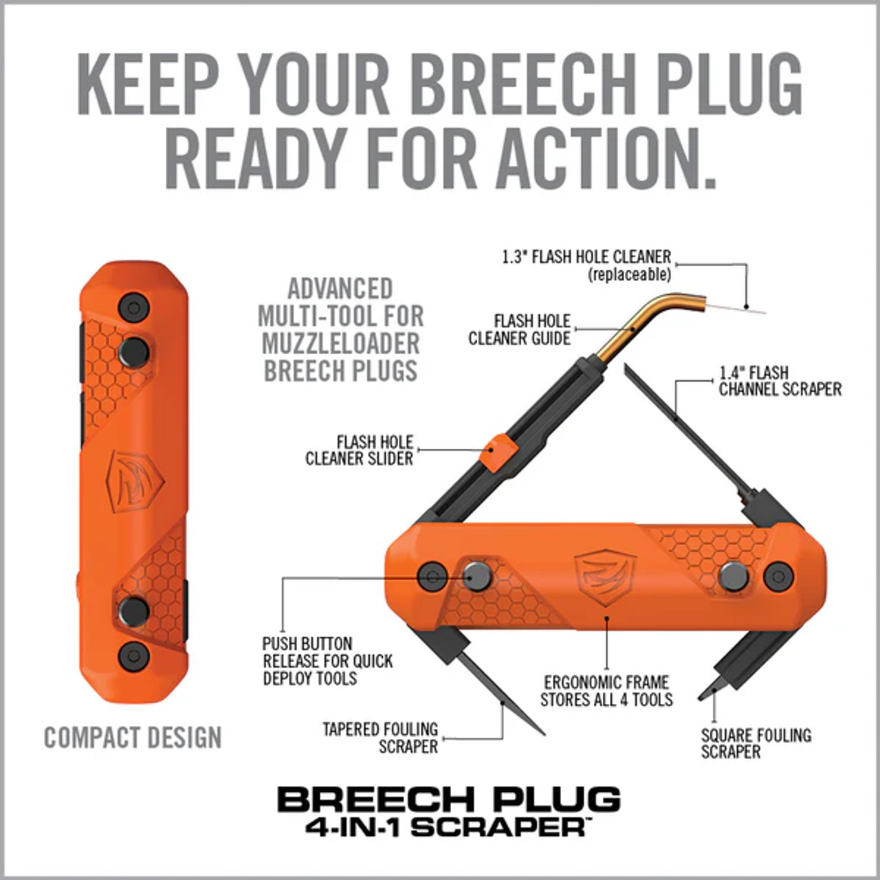 Real Avid Breech Plug 4-In-1 Scraper