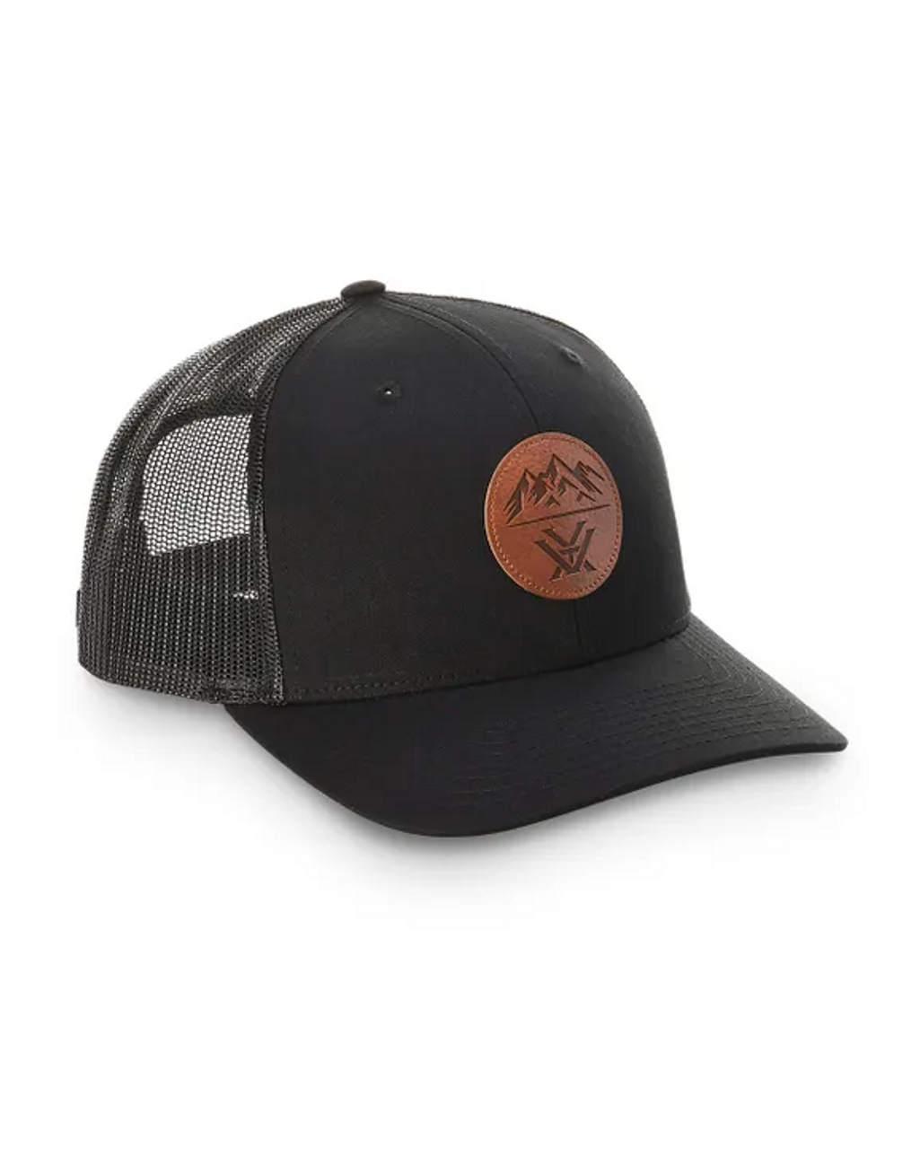 Vortex Cap, Black Three Peaks Leather