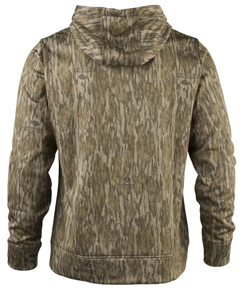 Browning Tech Hooded Sweatshirt, Mossy Oak Bottomland, Large