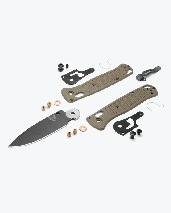 Benchmade Bugout, Ranger Green Grivory, 3.24" Folding Drop-Point