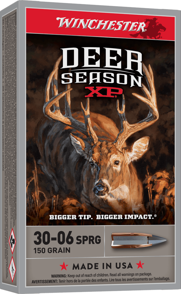 Winchester Deer Season XP 30-06 SPR, 150 Grain Extreme Point Polymer Tip, 2920 fps, 20 Rounds