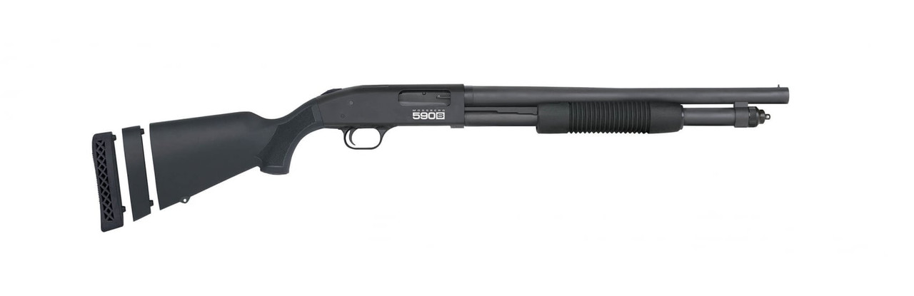 Mossberg 590S Compact 12 Ga, 3", 18.5" Barrel, Synthetic Stock, Optics Ready