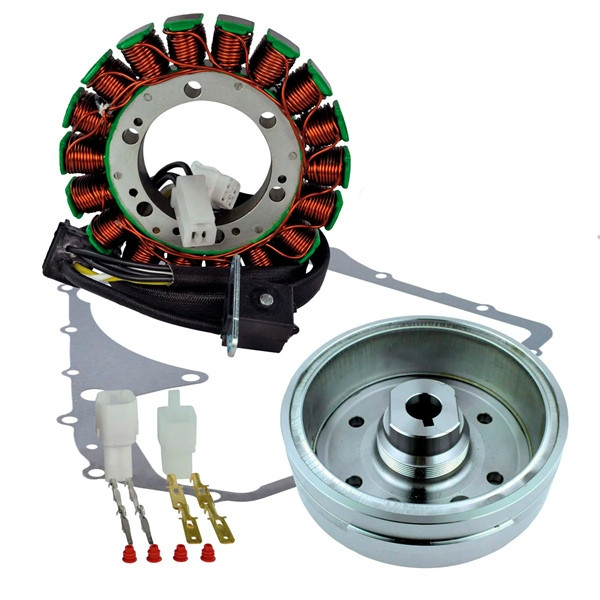 Kimpex HD Improved Flywheel, Stator and Crankcase Cover Gasket Kit Fits Arctic cat, Fits Suzuki - 345512 - 345512