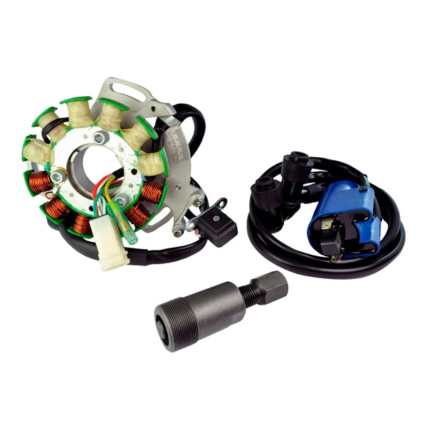 Kimpex HD Stator 100 W, External Ignition Coil, and Flywheel Puller Kit YAMAHA - 345459 - 345459