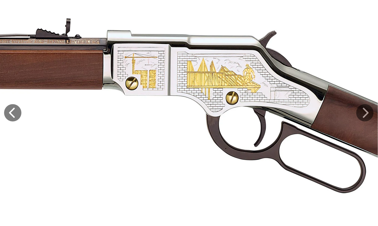 Henry American Constuction Industry Tribute Edition .22 LR, 20" Octagon Barrel, American Walnut Stock