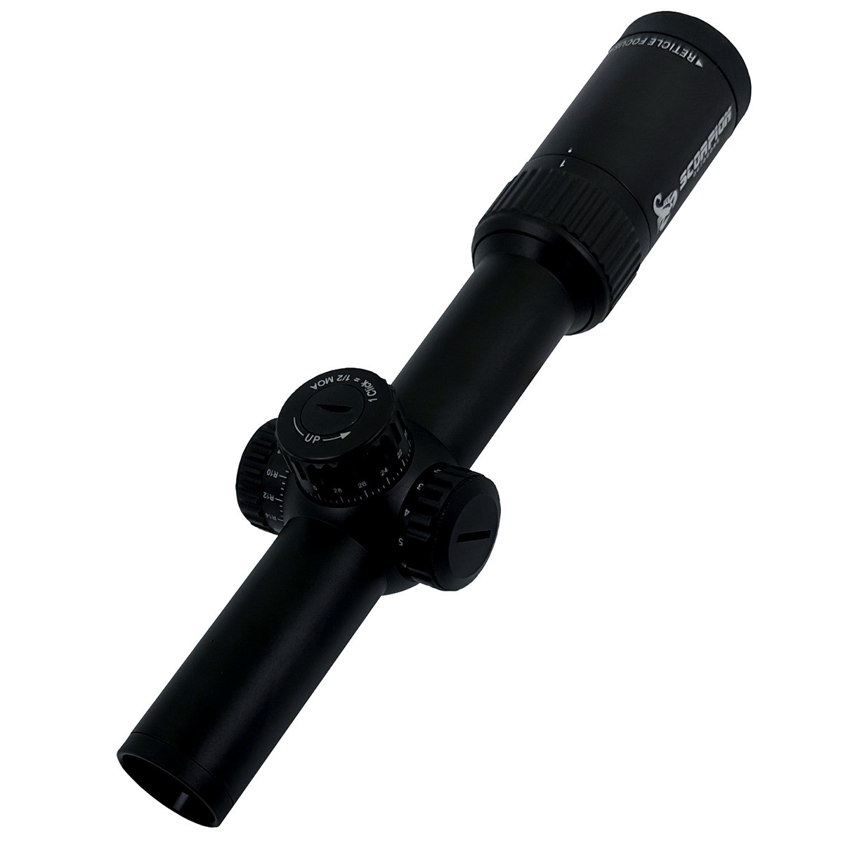 Scorpion Optics Vision Series 1-4x24mm Scope, Illuminated Reticle