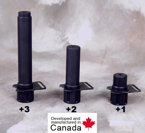 S&J Mossberg 930 Magazine Extension, 6.75" +2 (Canada-Legal Blocked to +1), Black