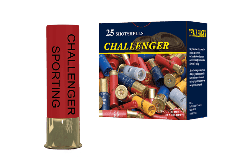 Challenger 28 Ga Game & Sporting, 2-3/4", 3/4 oz, #7.5 Lead Shot, 25 Rounds
