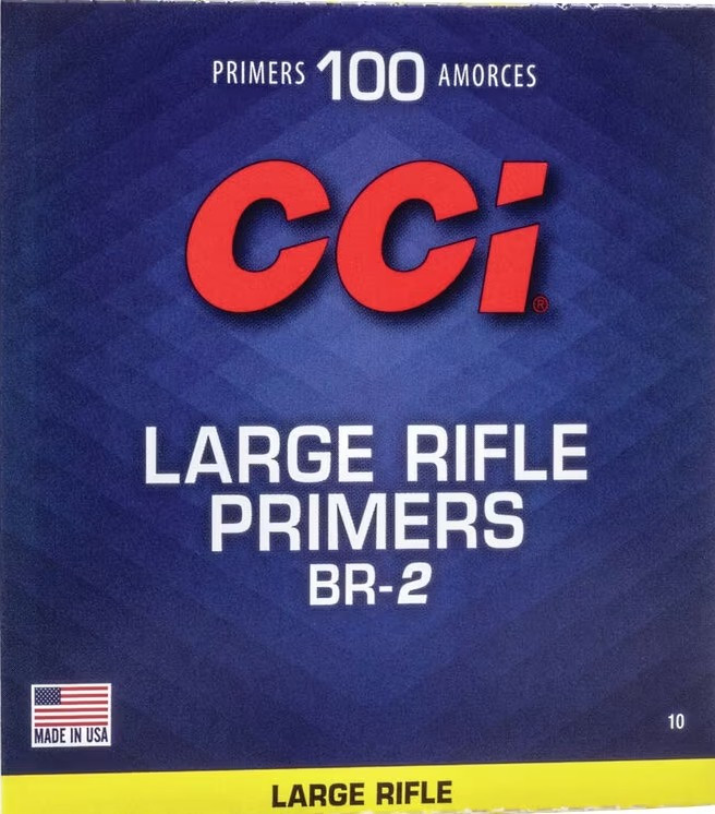 CCI #BR2 Large Rifle Primers, Box of 1000