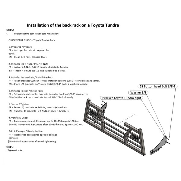 Bison Bumpers Mounting Bracket - 160345