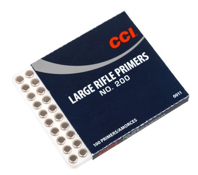 CCI #200 STD Large Rifle Primer, Box of 1000