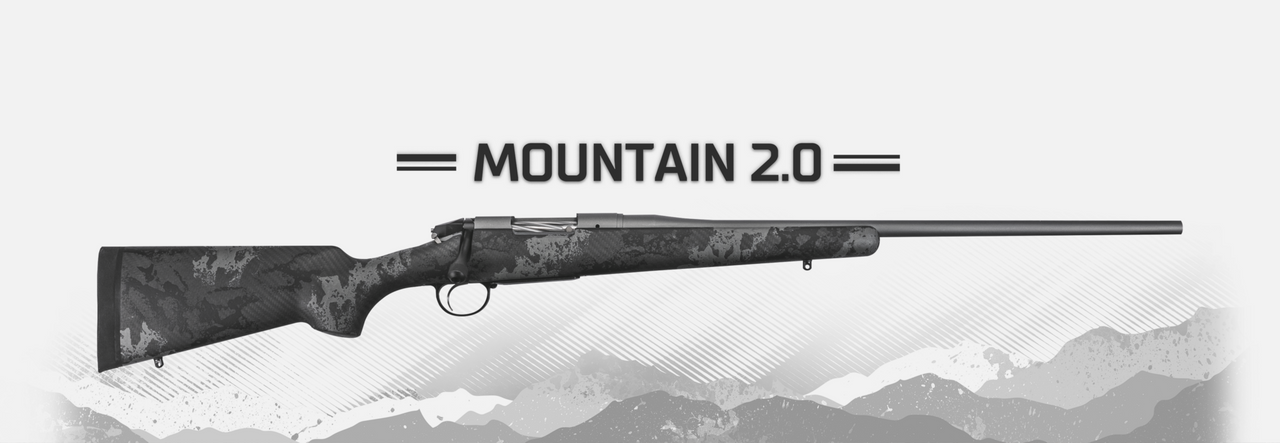 Bergara Premier Mountain 2.0 Series Rifle 6.5 Creedmoor, 22" Barrel,  Carbon-Fiber Tactical Grey Stock