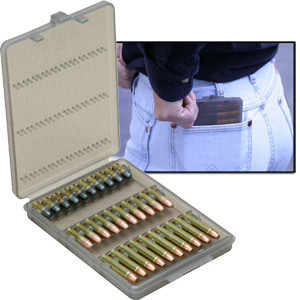 MTM Small Bore Ammo Wallet, 30 rounds, Smoke Grey