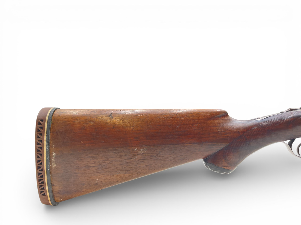 Lefever Side By Side 12Ga Shotgun Damascus Steel 30" Barrels Wood Stock