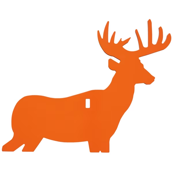 Champion Impact Steel Deer Target, 3/8" AR500