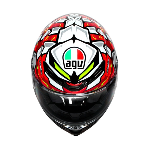 AGV K6 S Full Face Helmet Bezzecchi 2024 - Summer - XL - 618405