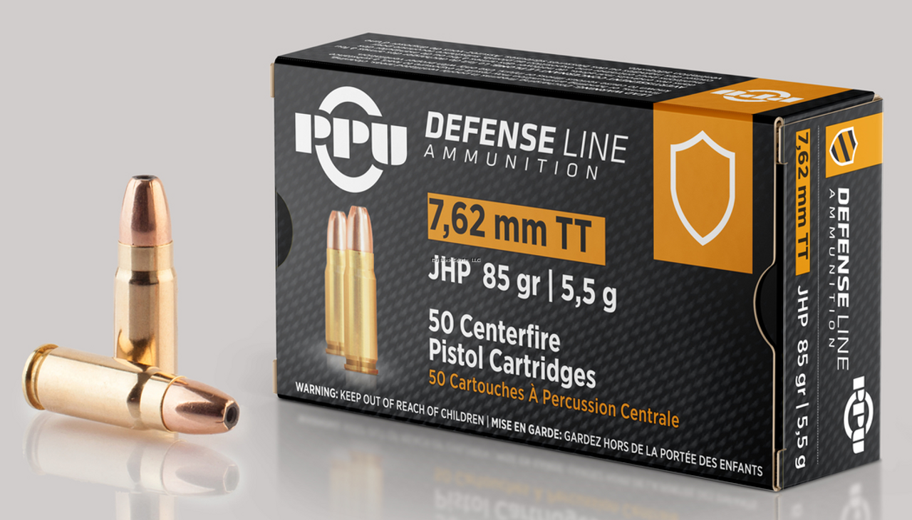 PRVI 7.62X25, Tokarev, 85 Gr, JHP 50 rds PRVI 7.62X25, Tokarev, 85 Gr, JHP 50 rds