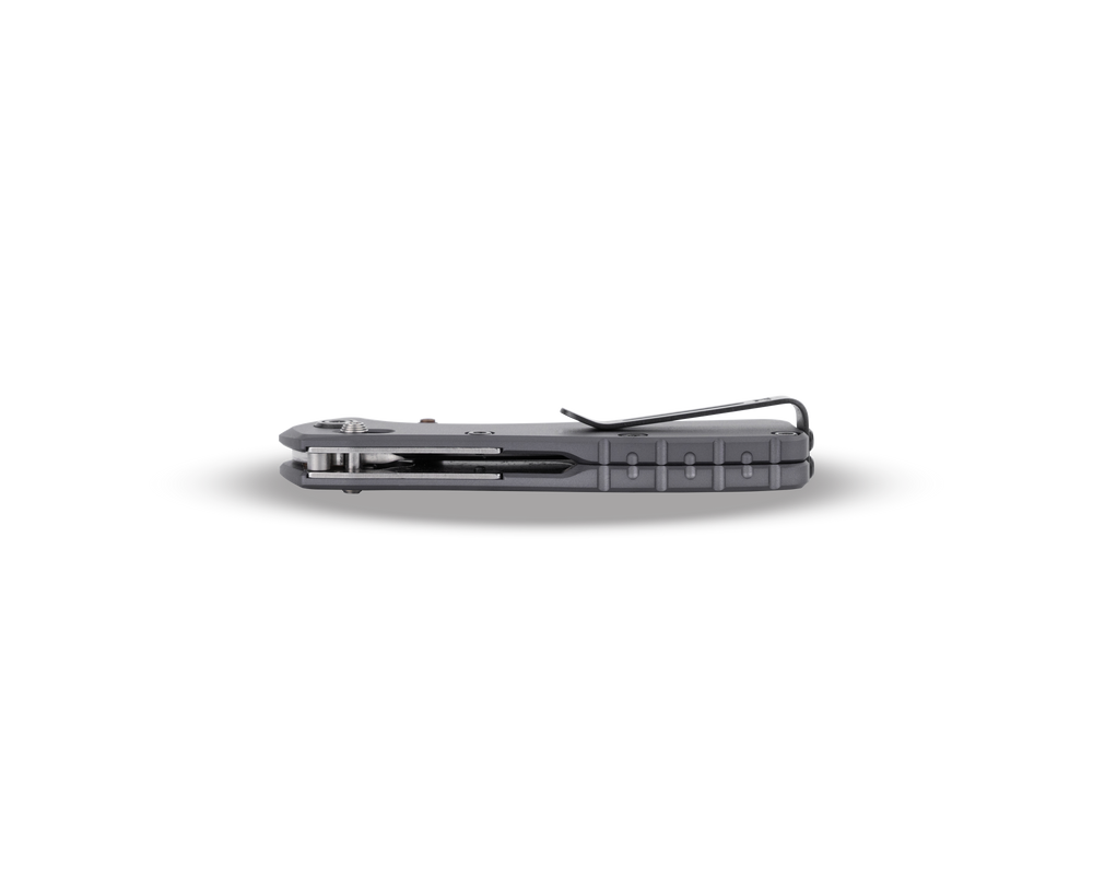 Buck 790 Mini Range Elite Folding Knife, Grey Grip, 2.625" Drop Point Blade