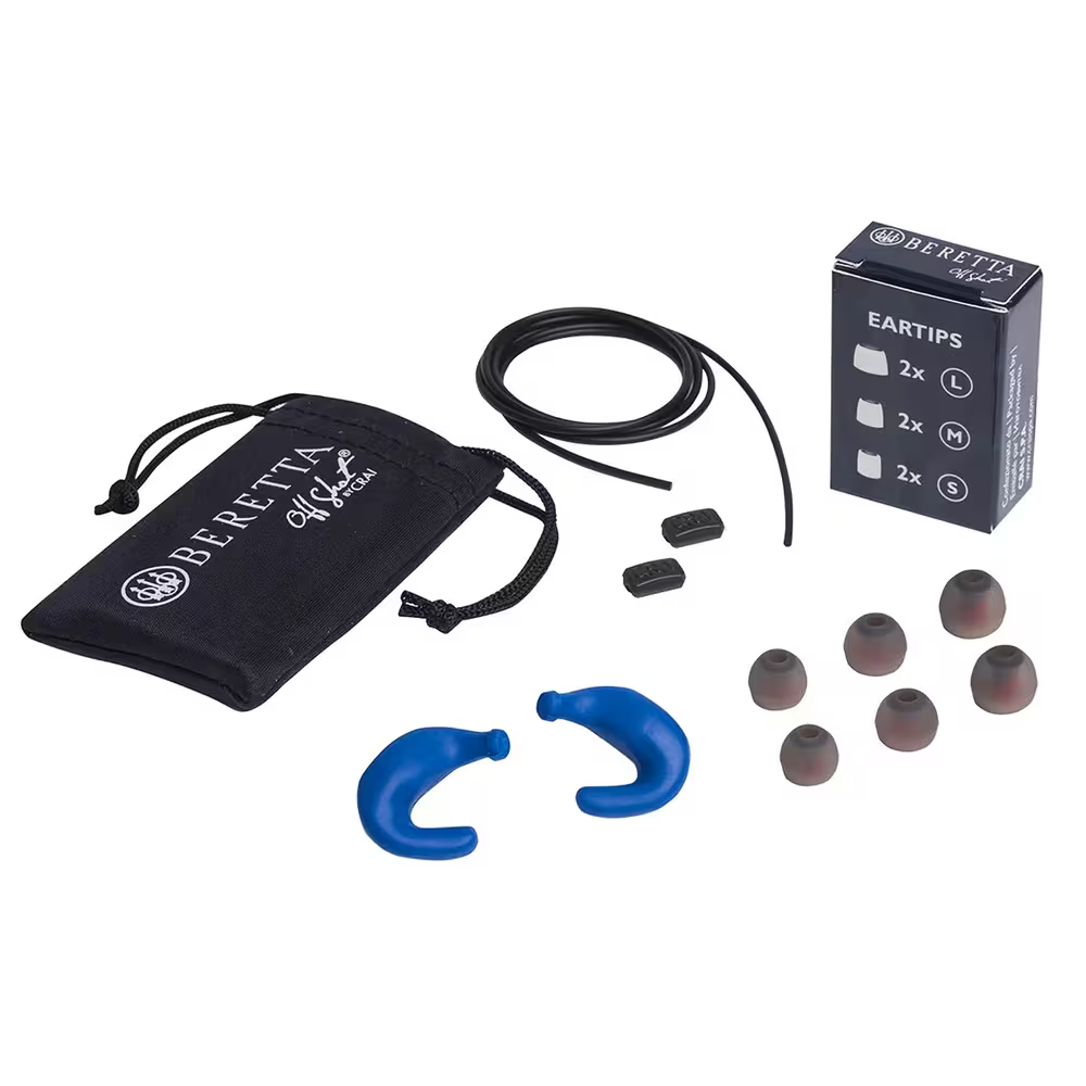 Beretta Comfort Plus EVO Earplugs, 32dB SNR, Blue