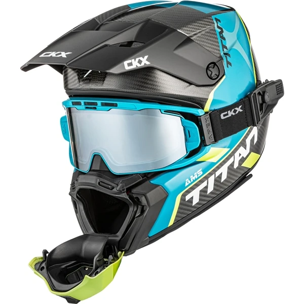 CKX Titan AMS Carbon Helmet Conrod - Apex Goggle included - M - 518983