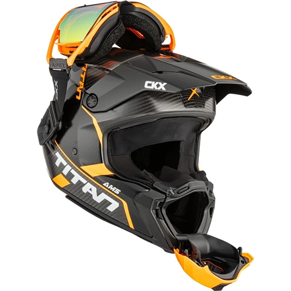 CKX Titan AMS Carbon Helmet Conrod - Apex Goggle included - 2XL - 518966