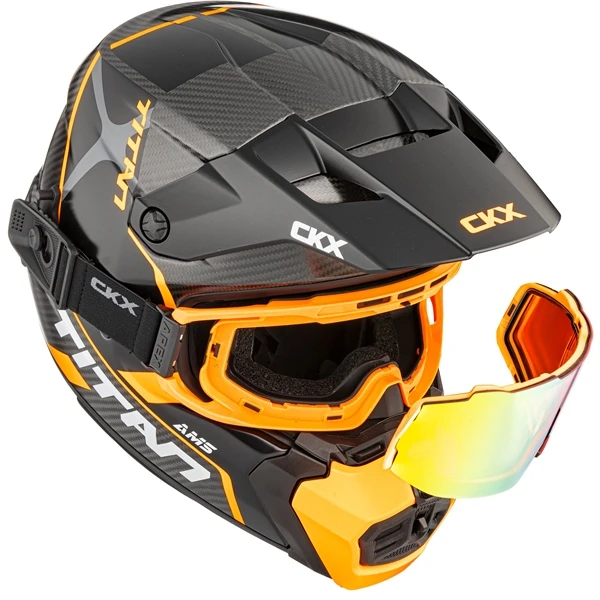 CKX Titan AMS Carbon Helmet Conrod - Apex Goggle included - 2XL - 518966