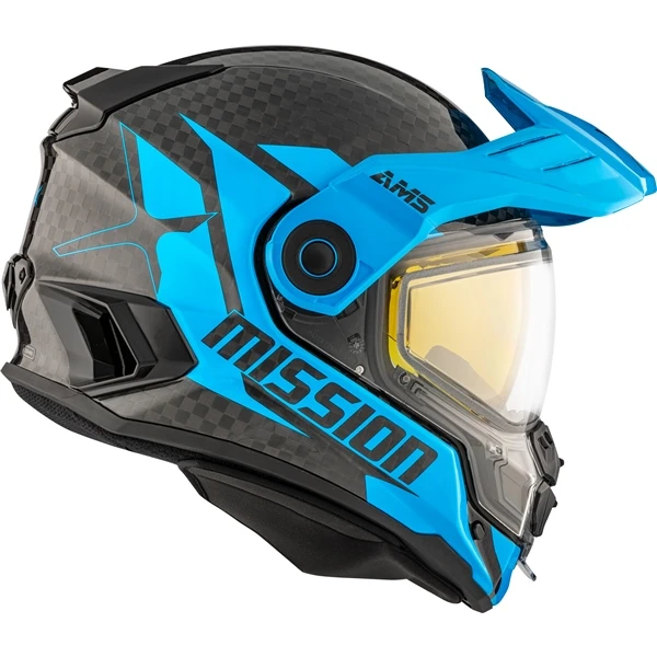 CKX Mission Free-Face Helmet - Carbon Alaska - L - 517994