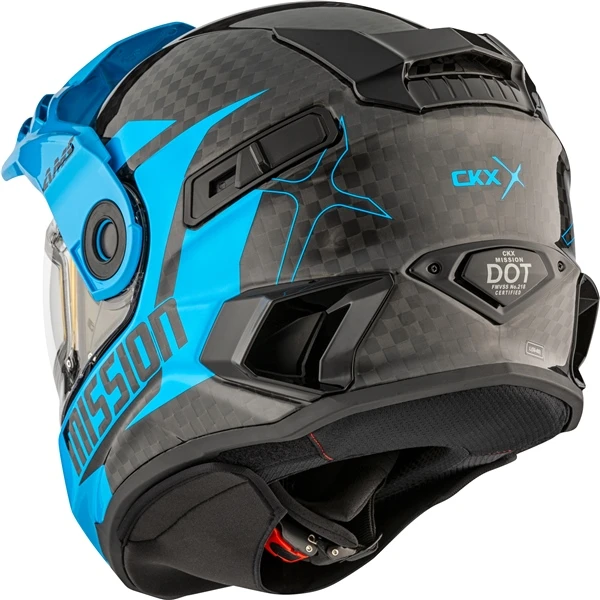 CKX Mission Free-Face Helmet - Carbon Alaska - L - 517994