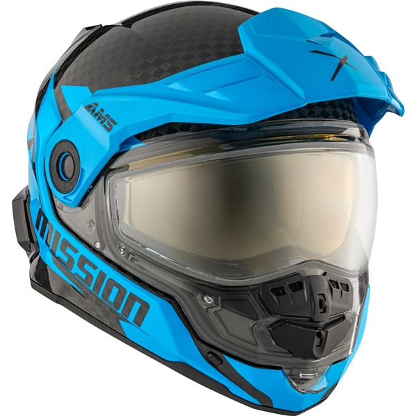 CKX Mission Free-Face Helmet - Carbon Alaska - L - 517994