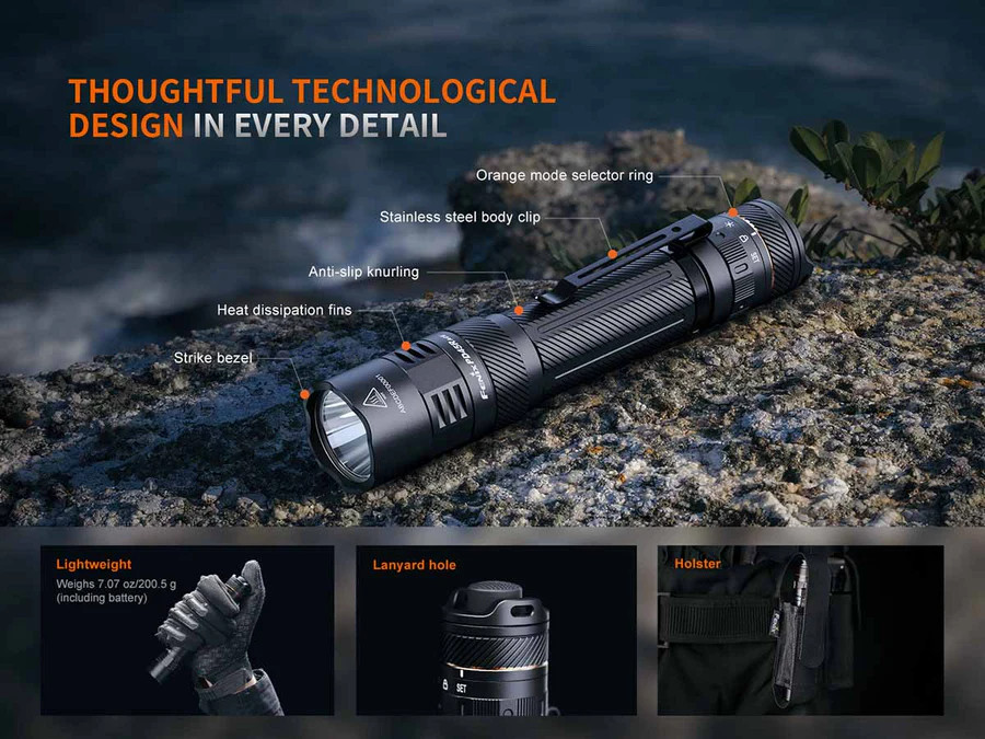 Fenix PD45R ACE Multi-Mode Tactical Flash Light, 3200 Lumens