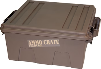 MTM Ammo Crate Utility Box 19" x 15.75" x 8", FDE